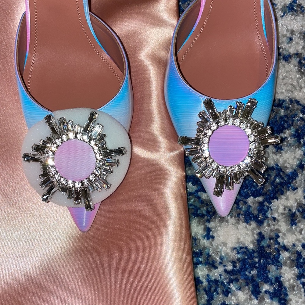 RARE Amina Muaddi fairy shadow Begum 38 - Picture 4 of 8